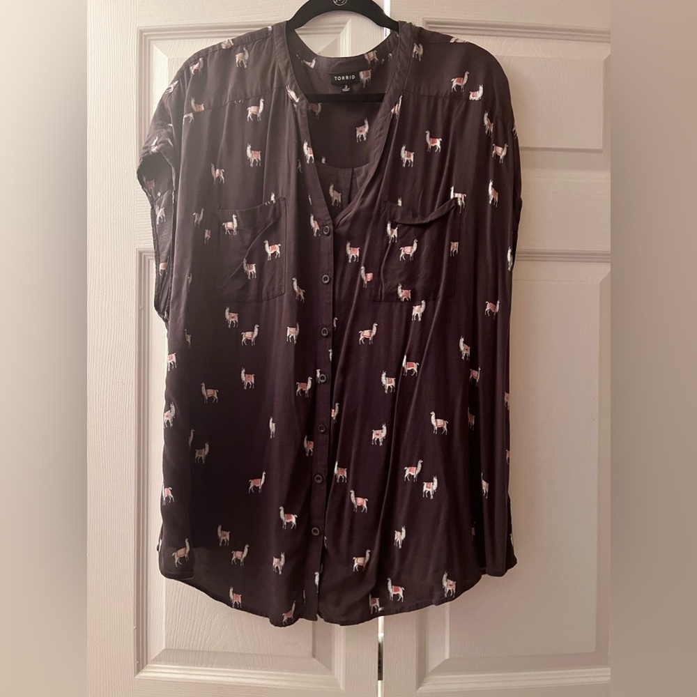 Llama Blouse